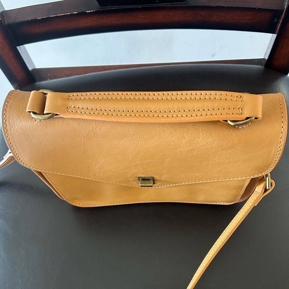 Elegant tan Shoulder Bag - Picture 6 of 14